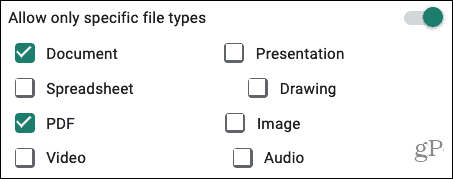 Tipos de arquivo