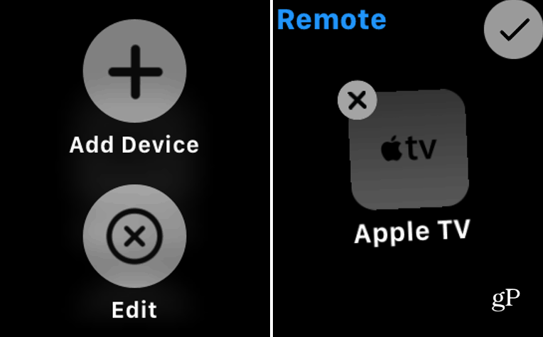 Remover Apple TV do Watch