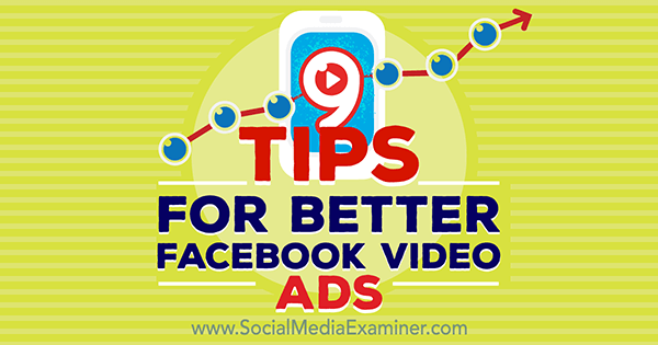 otimizar anúncios de vídeo no Facebook