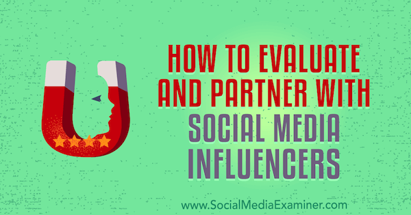 Como avaliar e fazer parceria com influenciadores de mídia social por Lilach Bullock no examinador de mídia social.
