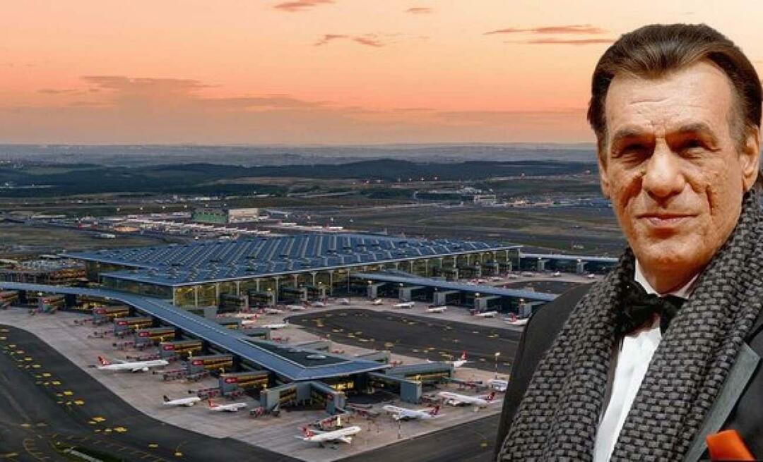 O ator mundialmente famoso Robert Davi admirava o Aeroporto de Istambul!
