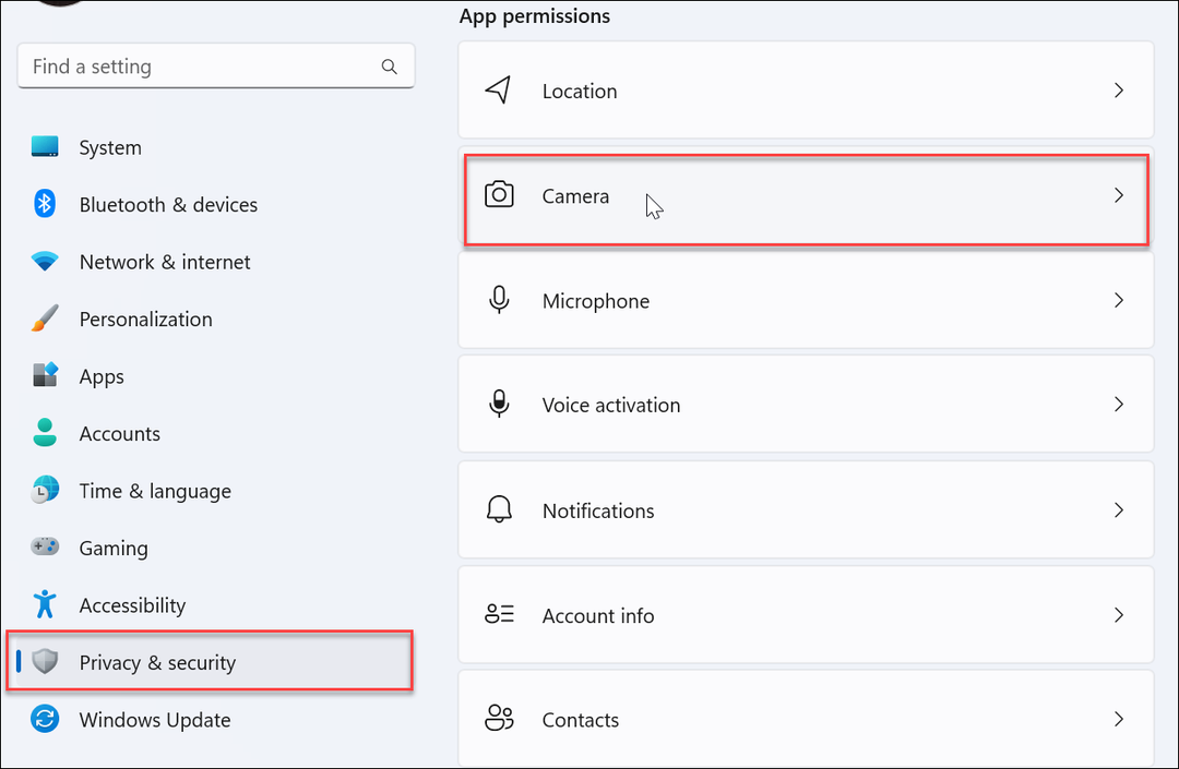 Como gerenciar as configurações da webcam no Windows 11