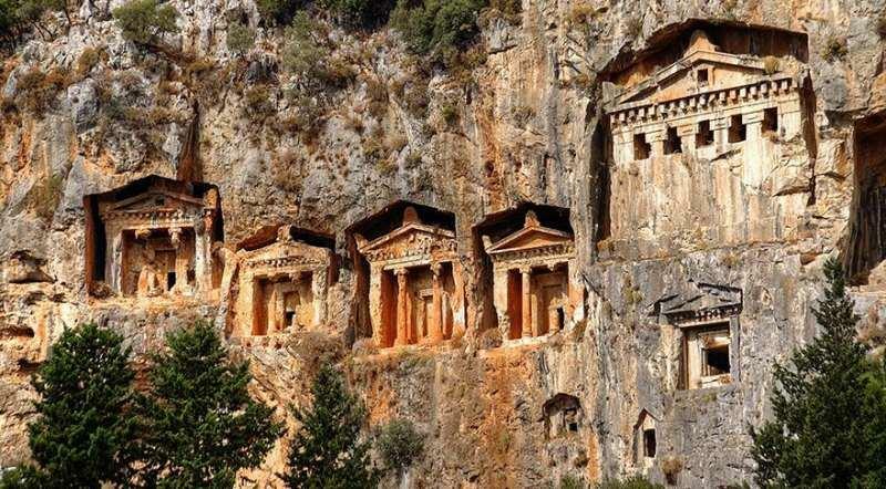 Quadrados das Tumbas do Rei Dalyan