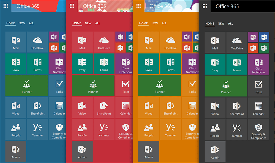 Atualizações da Microsoft Office 365 App Launcher