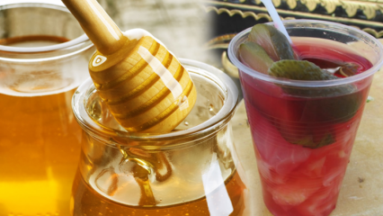 Quais são os benefícios do suco de picles? O que faz picles caseiros? Adicione o mel ao suco de picles e ...