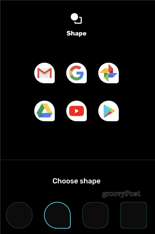 Ícone do Google Pixel Style Menu