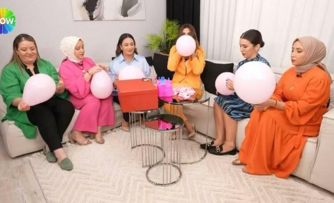 Momentos estranhos na Casa da Noiva! Aslı Hünel e as noivas realizaram uma corrida de sopro de balão