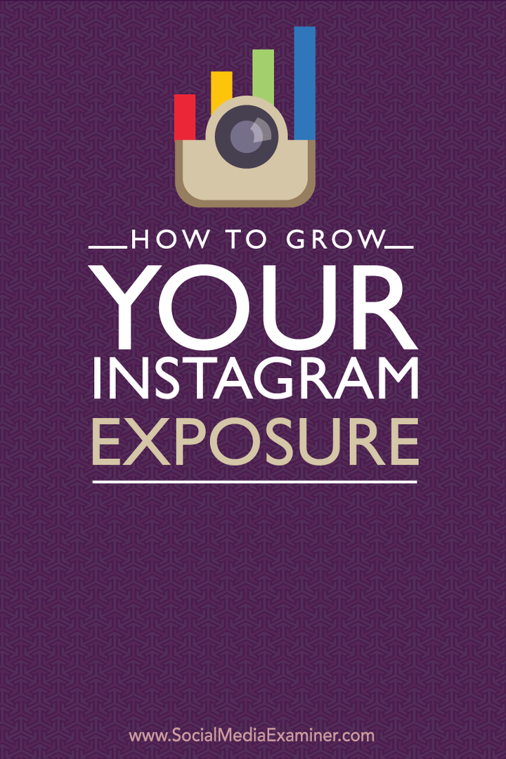 como aumentar a exposição do instagram