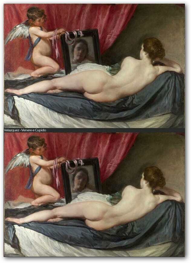 Photoshopping da famosa arte Vênus