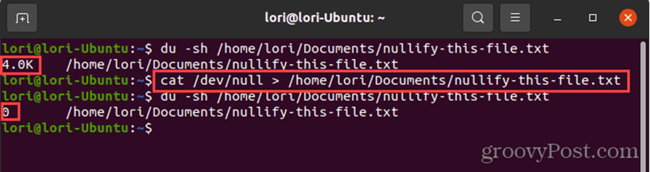 Redirecionar devnull para arquivo no Linux