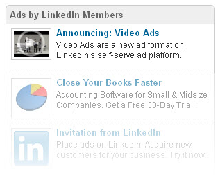 anúncios de vídeo do LinkedIn