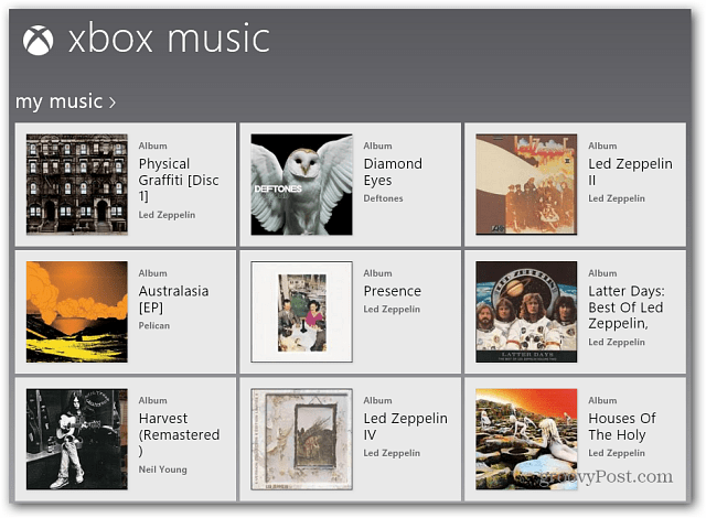 Aplicativo My Music Xbox Music