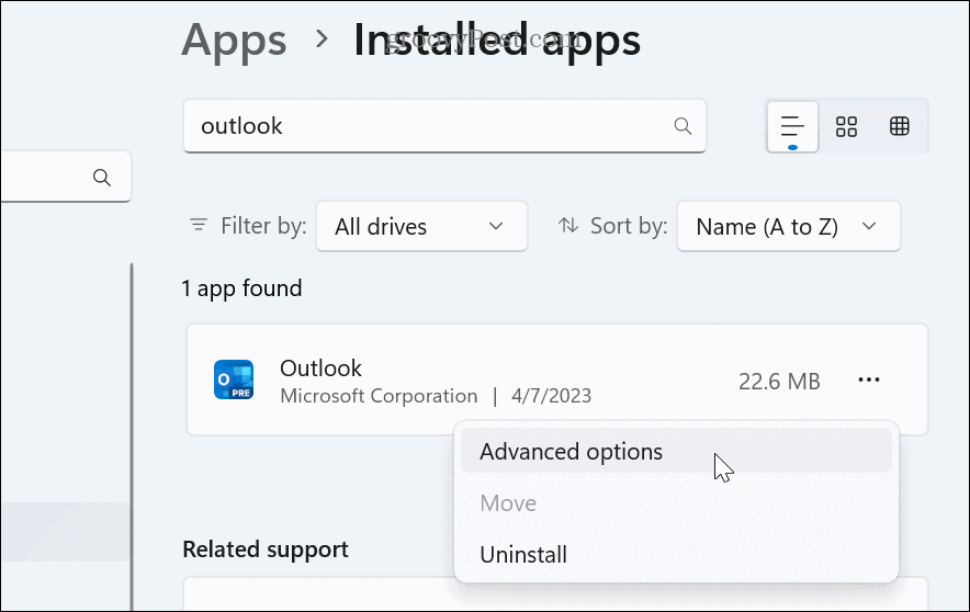 windows 11 ver aplicativos instalados