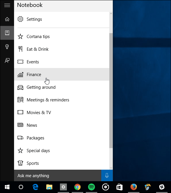 Como gerenciar os cartões de informações da Cortana no Windows 10