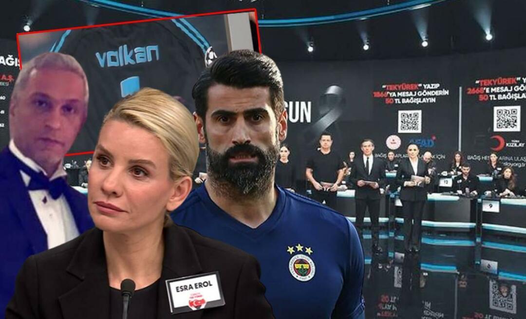 A camisa de Volkan Demirel foi vendida por um valor alto! A esposa de Esra Erol, Fenerbahçe...