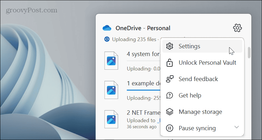 Memórias do OneDrive