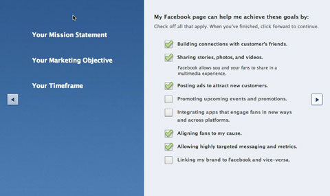 objetivos do facebook studio