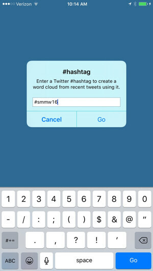 tweetroot digite hashtag