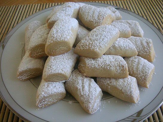biscoitos de açúcar em pó