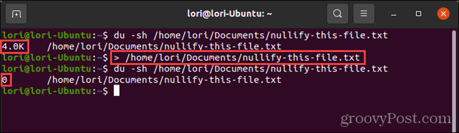 Redirecionar para nulo no Linux