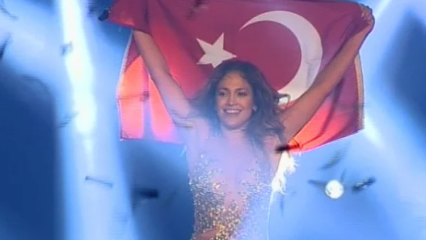 Gesto de Jennifer Lopez para turcos!