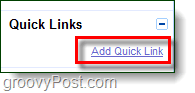 crie um link rápido do gmail