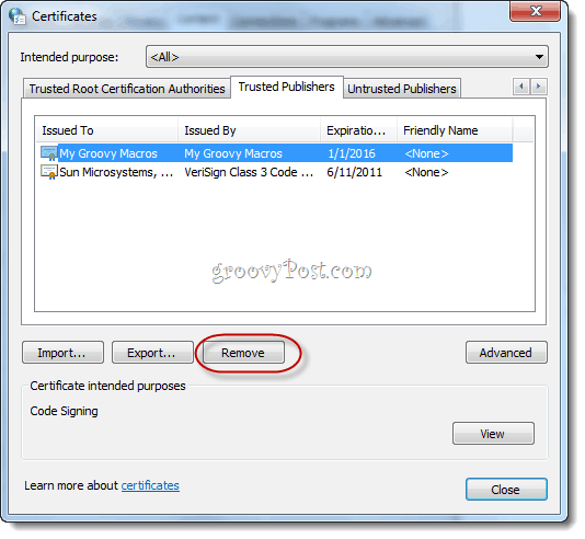 Criar um certificado digital autoassinado no Office 2010