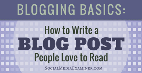 escreva uma postagem no blog que as pessoas adoram