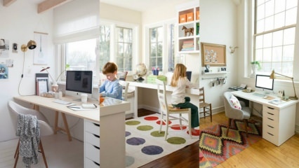 Estude sugestões de decoração de salas que o tornarão mais ativo enquanto trabalha em casa
