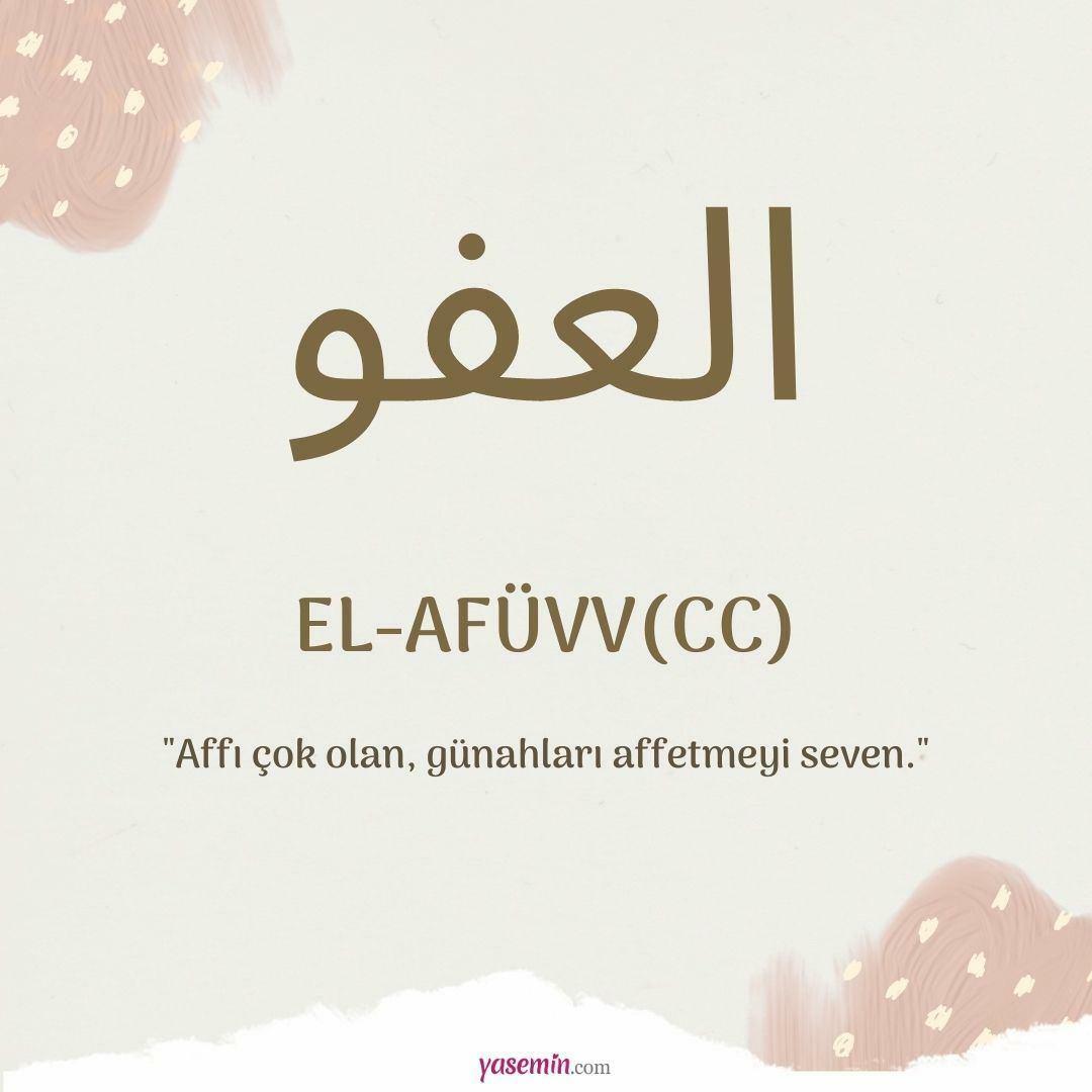 O que significa al-Afuw (c.c)?