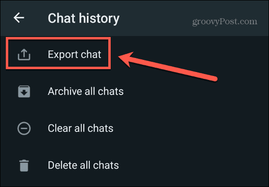 conversa de exportação do whatsapp