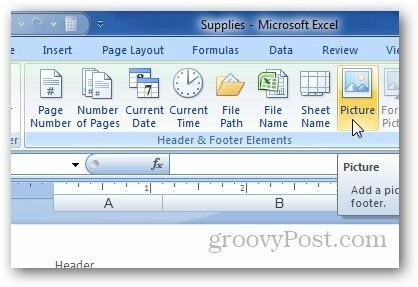 Rodapé do cabeçalho do Excel 5