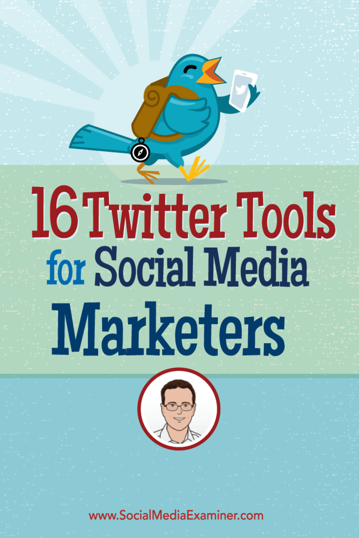16 Ferramentas do Twitter para profissionais de marketing de mídia social: examinador de mídia social