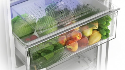 Para que serve o compartimento para gavetas da geladeira, como ele é usado?