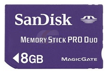 Cartão de memória Dandisk 8GB