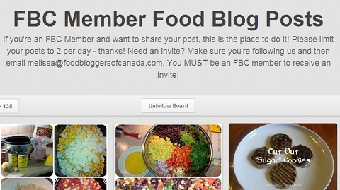 blogueiros de comida do conselho canadense