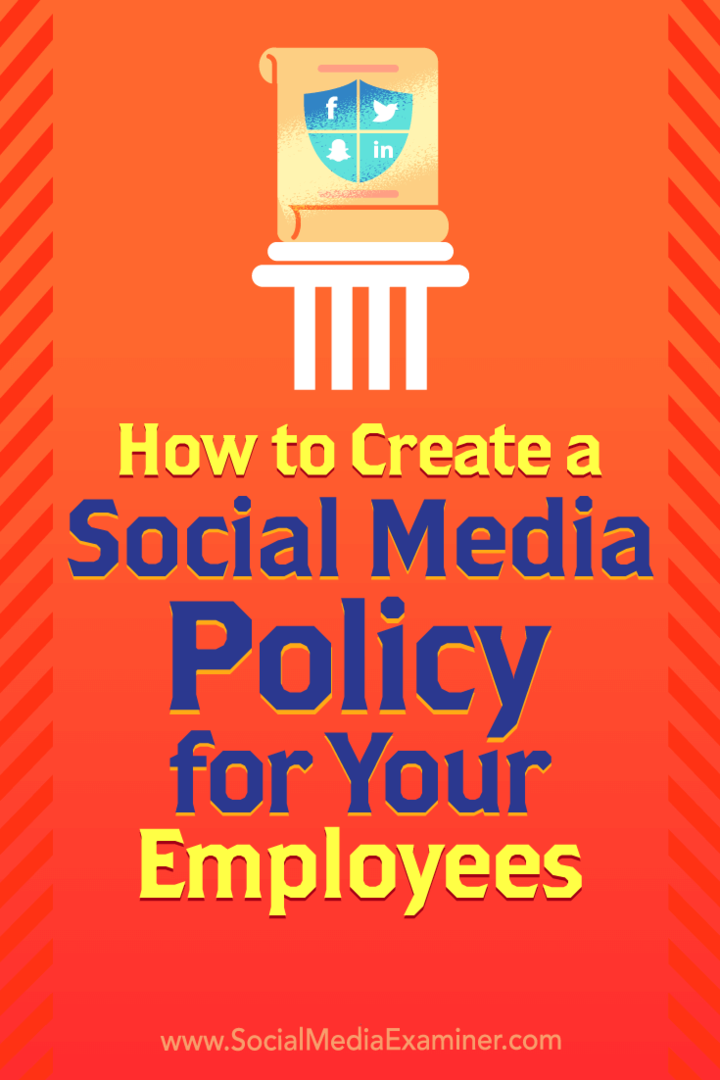Como criar uma política de mídia social para seus funcionários: examinador de mídia social