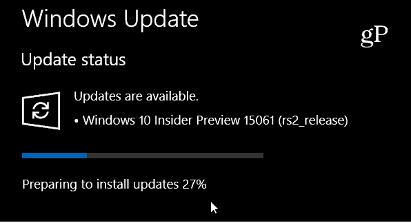 O Windows 10 Insider Build 15061 é a terceira versão do PC Preview esta semana