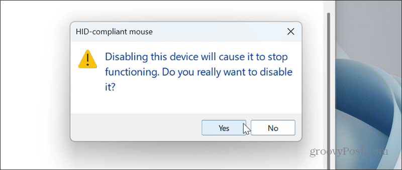 Desative o Touchpad no Windows 11