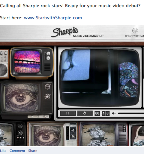 Sharpie vídeo de música mashup
