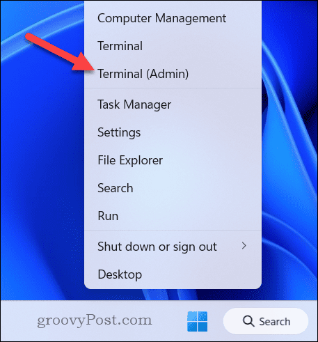 Abra uma nova janela de terminal no Windows 11