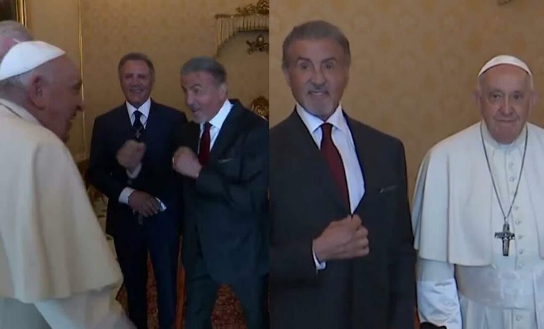 A estrela do rock Sylvester Stallone desafiou o Papa Francisco!