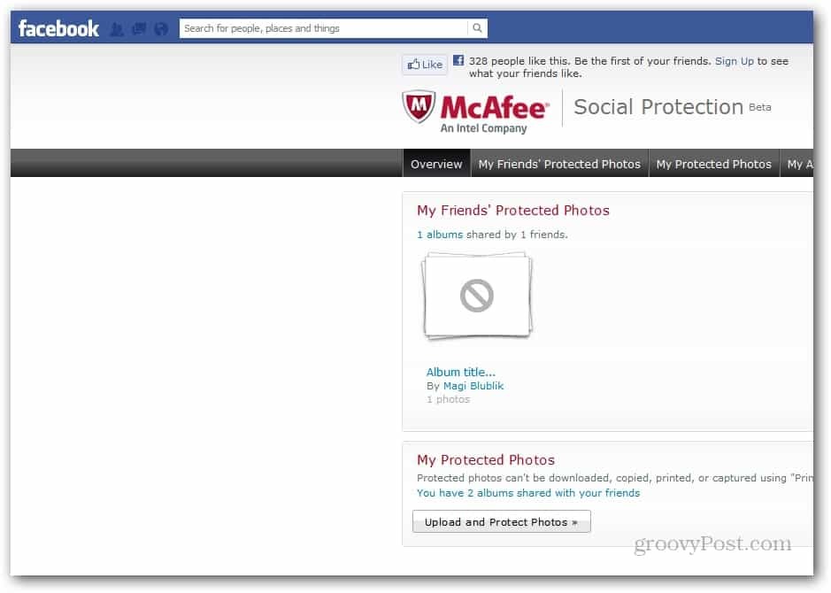 McAffee protege suas fotos do Facebook