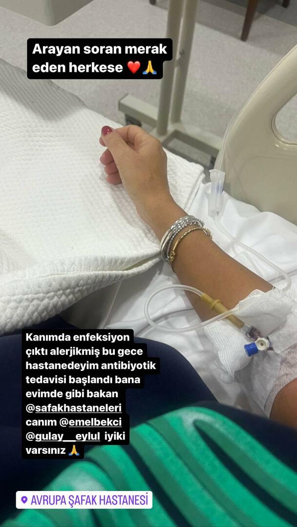 Ozlem Yildiz tem uma infecção no sangue
