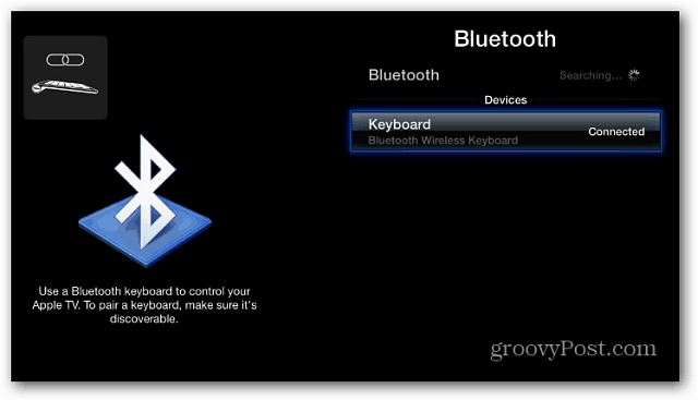 Como conectar um teclado Bluetooth à Apple TV