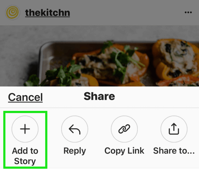 Crie histórias fortes e envolventes no Instagram, com opção de adicionar uma postagem do Instagram a uma história