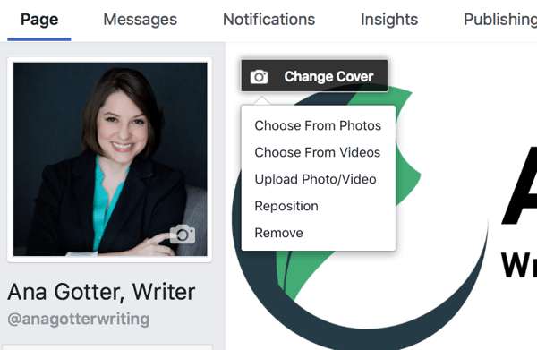 Como configurar um vídeo criativo de capa do Facebook: examinador de mídia social