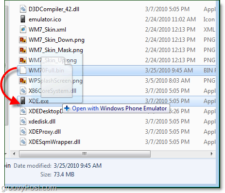 abra o arquivo WM70Full.bin com o XDE.exe
