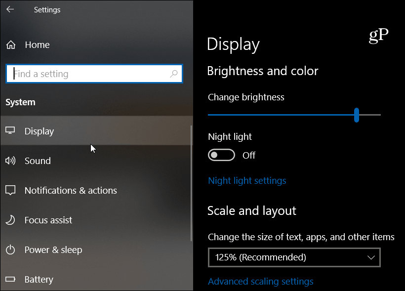 Monitor de design fluente do Windows 10
