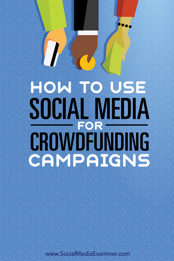 como usar a mídia social para campanhas de financiamento coletivo